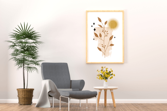 Abstract Botanical Print, Floral Print