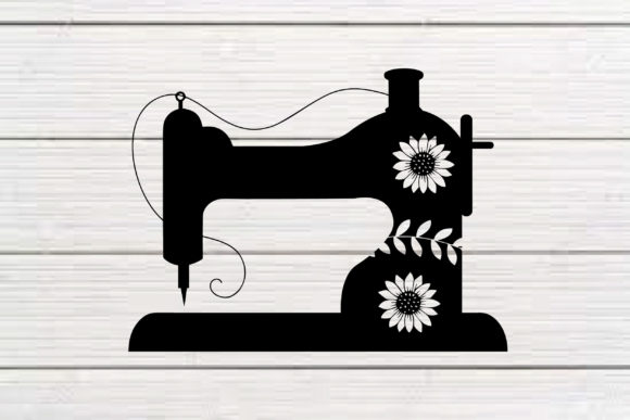 Cute Floral Sewing Machine