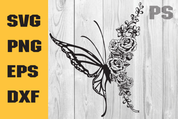 Floral Butterfly, Flower Butterfly