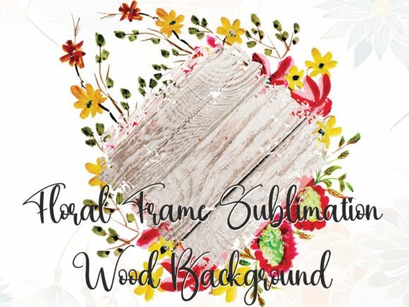Floral Frame Sublimation