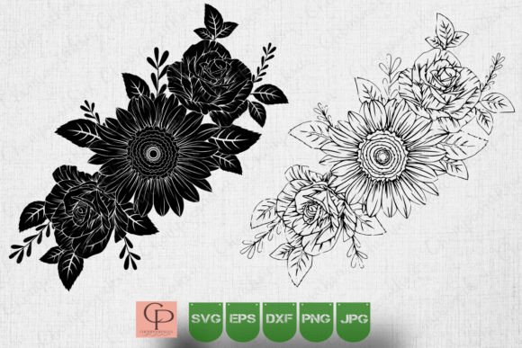 Floral Sunflower Rose