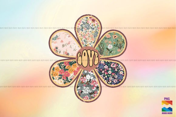 Love Floral Hippie Boho Vintage