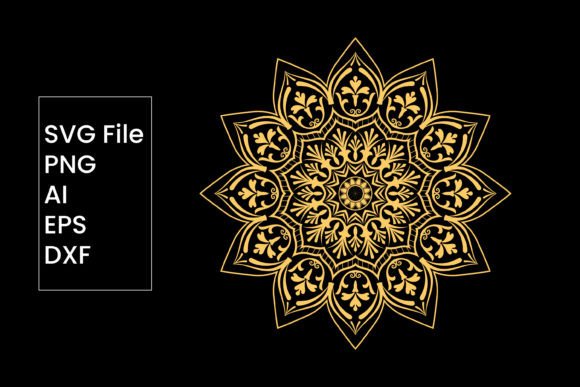 Luxury Floral Abstract Mandala Design