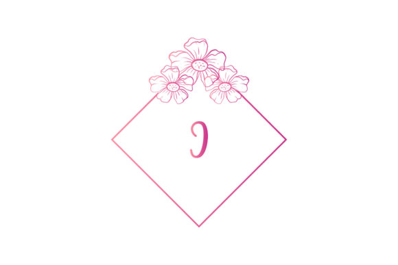 Modern Floral Frame Beauty
