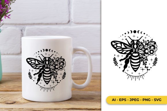 Mystical Floral Bee