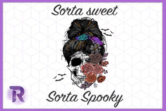 Skeleton Mom Floral Sorta Spooky